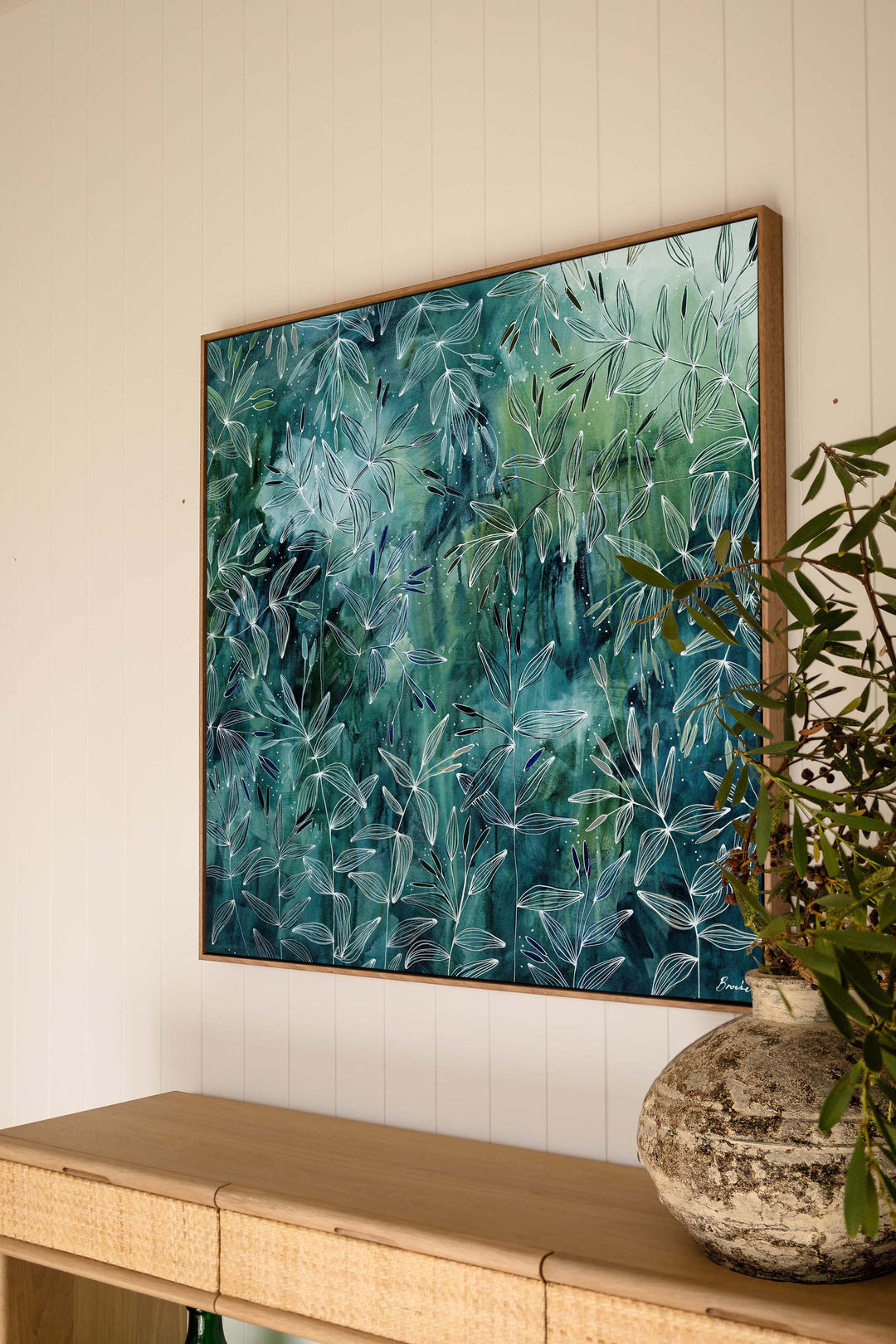 Acacia Afterdark - 100 x 100cm Print