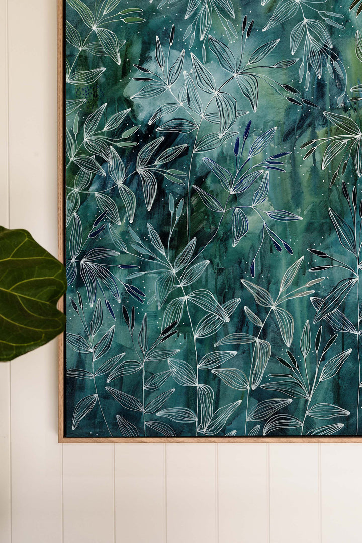 Acacia Afterdark - 100 x 100cm Print