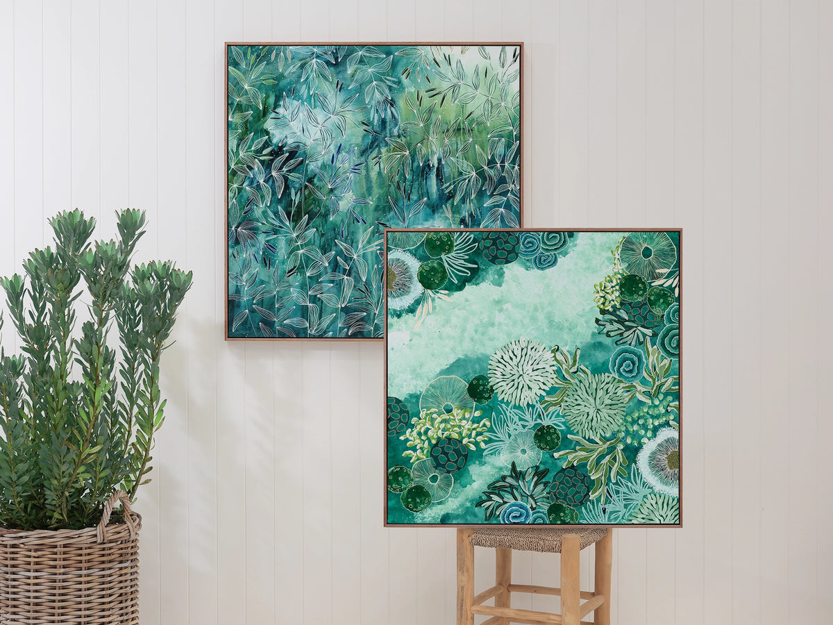 Beneath Turquoise Bay paired with Acacia After Dark