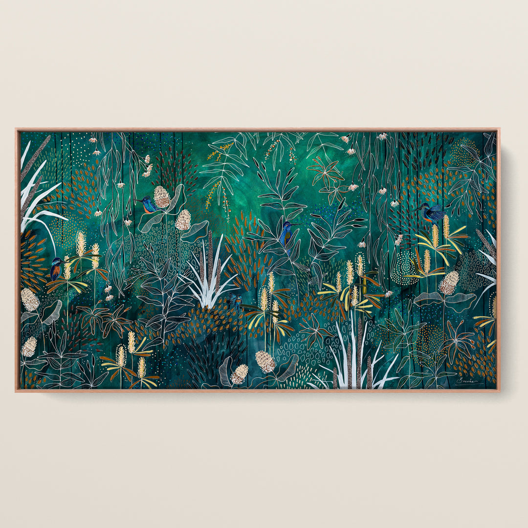 Kingfisher Grove Limited Edition Print