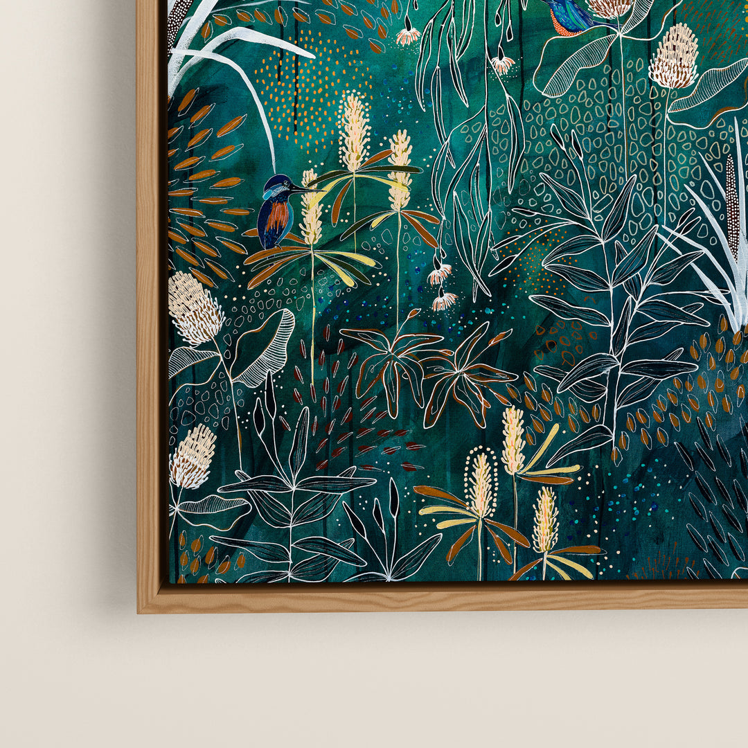 Kingfisher Grove Limited Edition Print