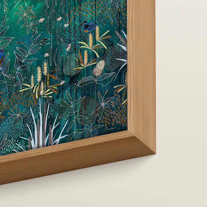 Kingfisher Grove Limited Edition Print