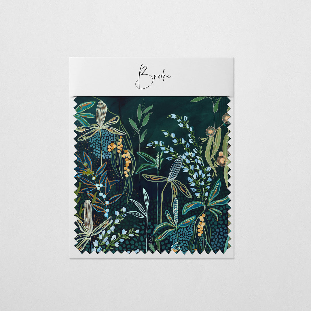 Sample Swatch - Flowers Of The Midnight Moon