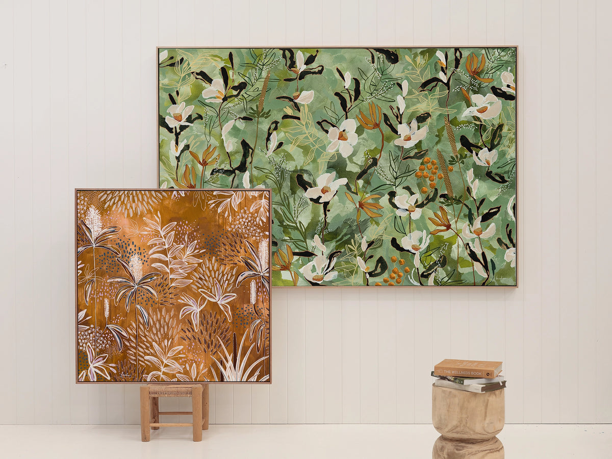 Letters From The Leaves paired with Banksia In Bronze