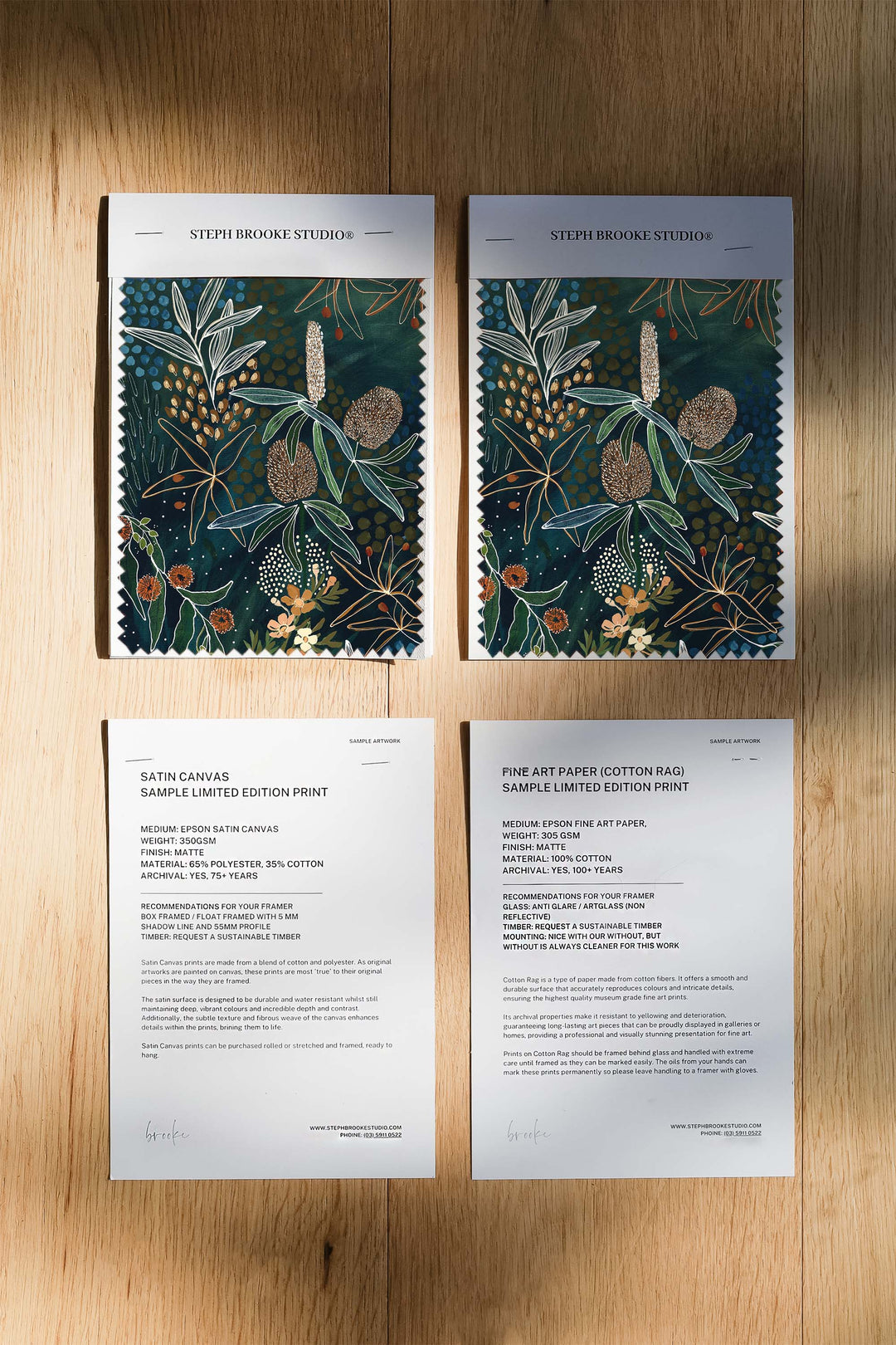 Moonlit Manuka Print