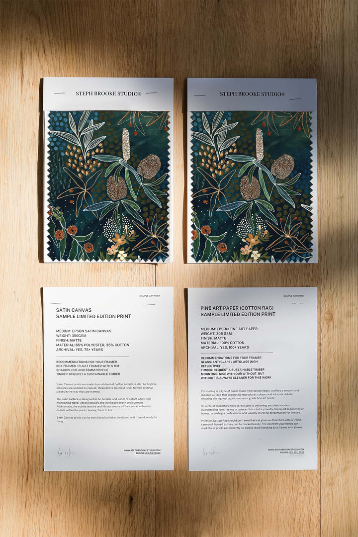 Moonlit Manuka Print