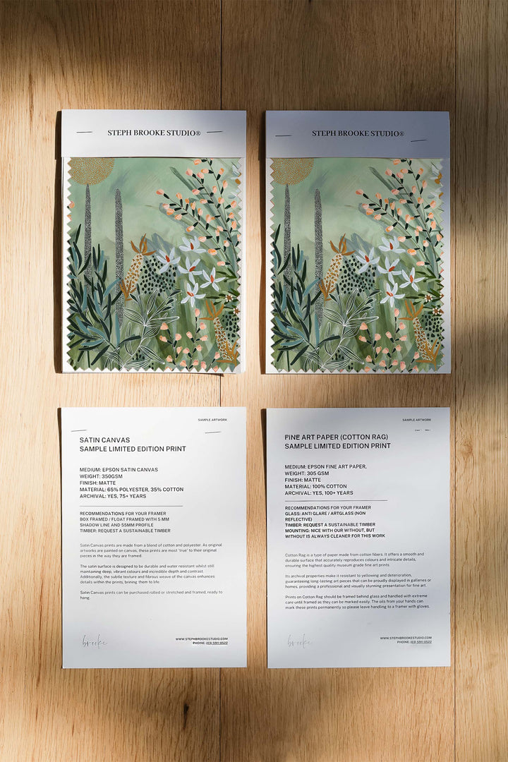 Silver Leaf Wattle Limited Edition Print