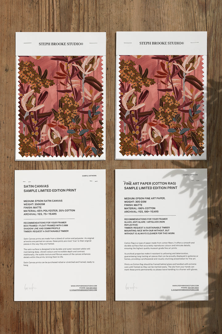Autumn Wildflowers - Limited Edition Print