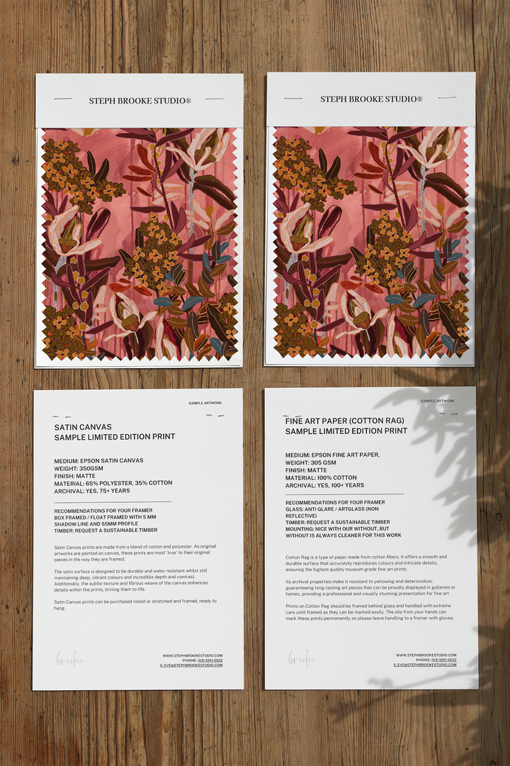 Autumn Wildflowers - Limited Edition Print