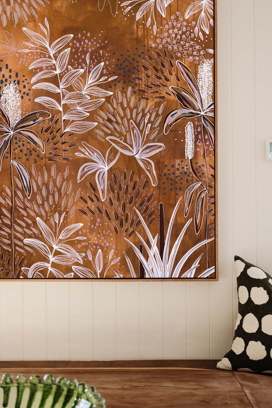 Free Print: Banksia In Bronze - 100 x 100cm (International)
