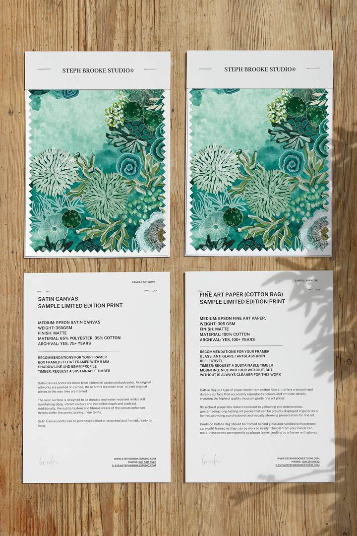 Beneath Turquoise Bay Print