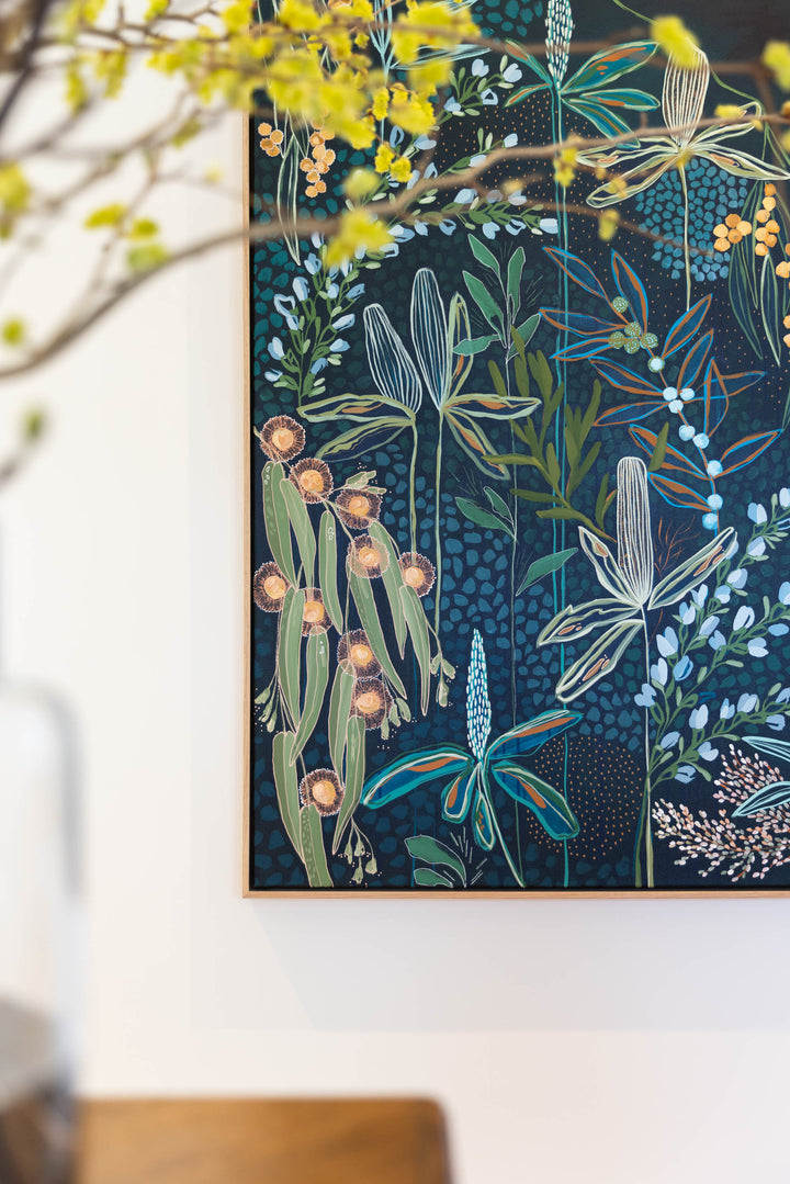 Flowers Of The Midnight Moon Original Artwork