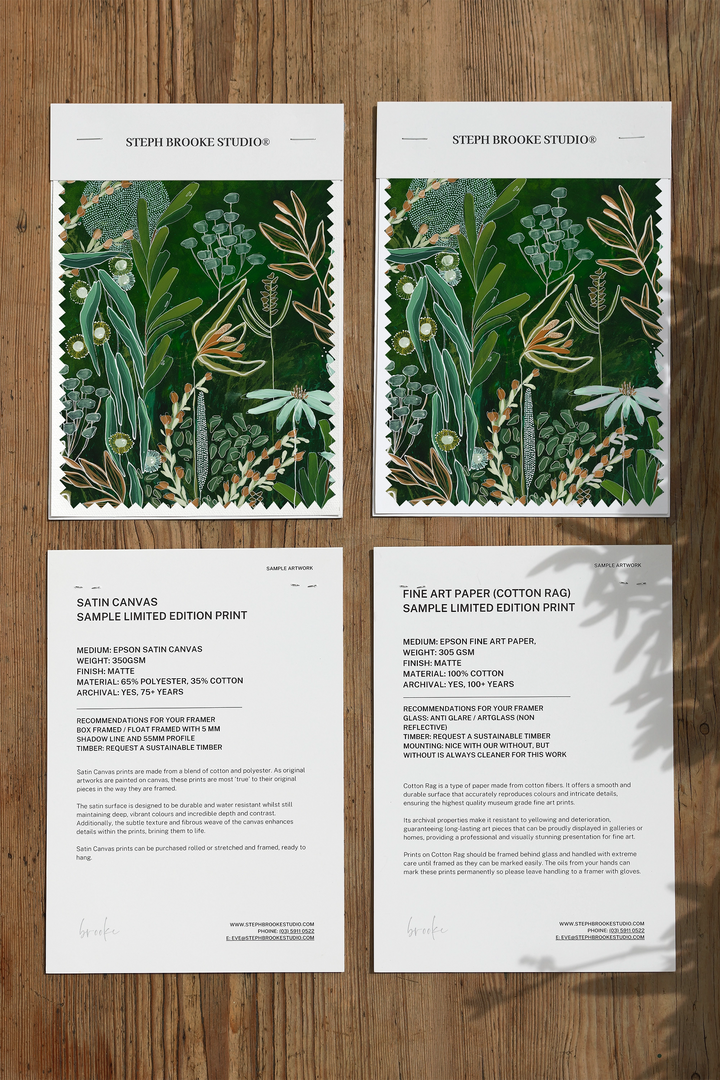 Moon Flowers Open Edition Print