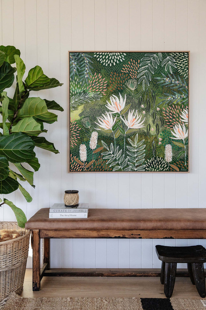 Free Print: Swallows Nest - 100 x 100cm
