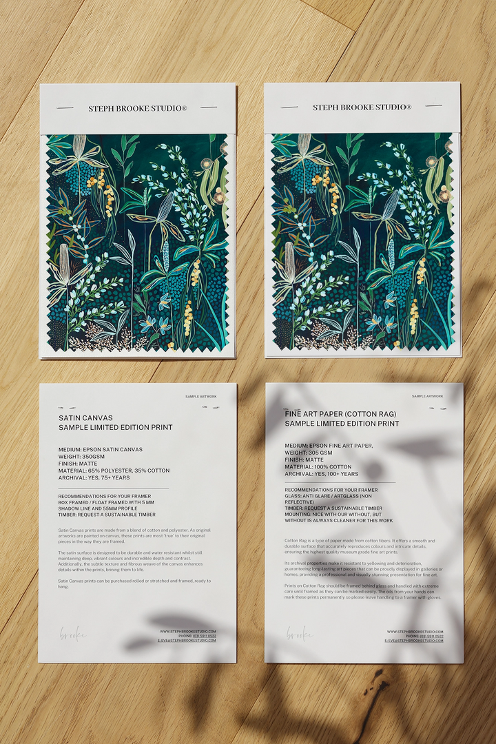 Flowers Of The Midnight Moon Limited Edition Print